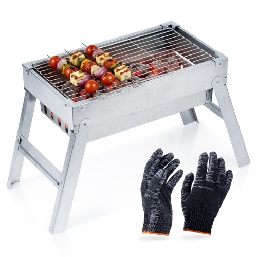 Barbecue charbon bois portable - bois,