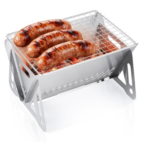 Barbecue charbon bois portable - bois,